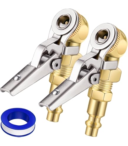 Adaptador De Aire De Doble Cabezal, De 12 Pulgadas De Largo, Ideal Para Camiones, ATV, RV Y Herramientas De Inflado