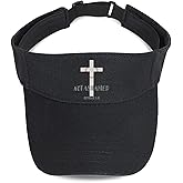 Jesus Christ Visor Hat Black Running Visors for Women Stretchy Adjustable Sports Sun Hats for Men