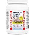 Yerba Prima Psyllium Whole Husks Fiber Supplement - Colon Cleanse - Gut Health - Vegan Non-GMO Gluten Free - 20oz (114 Servin