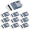 ANMBEST 10PCS Micro SD SDHC TF Card Adapter Reader Module with SPI Interface Level Conversion Chip for Arduino