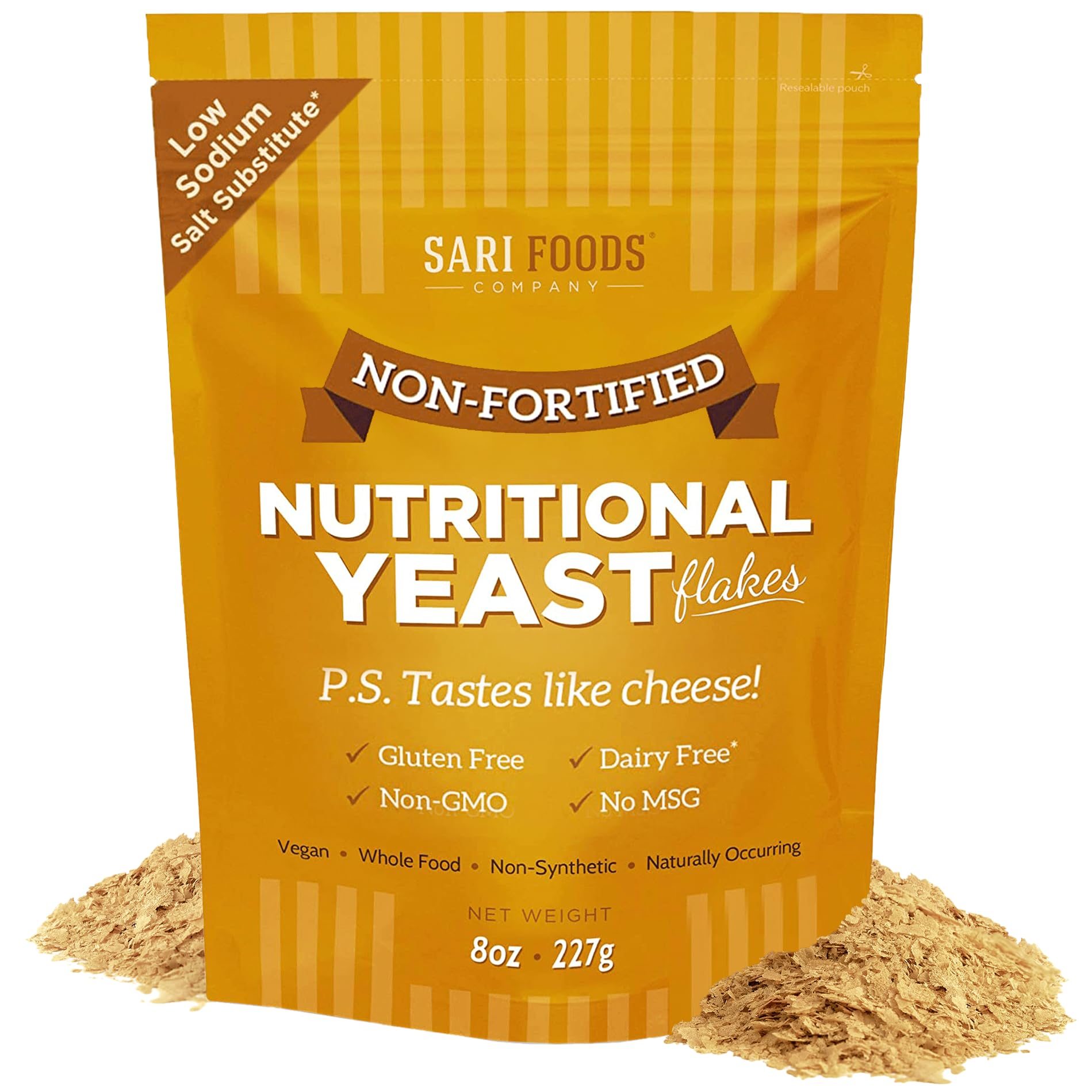 Mua Sari Foods Non-Fortified Nutritional Yeast Flakes - 24oz or 8oz ...