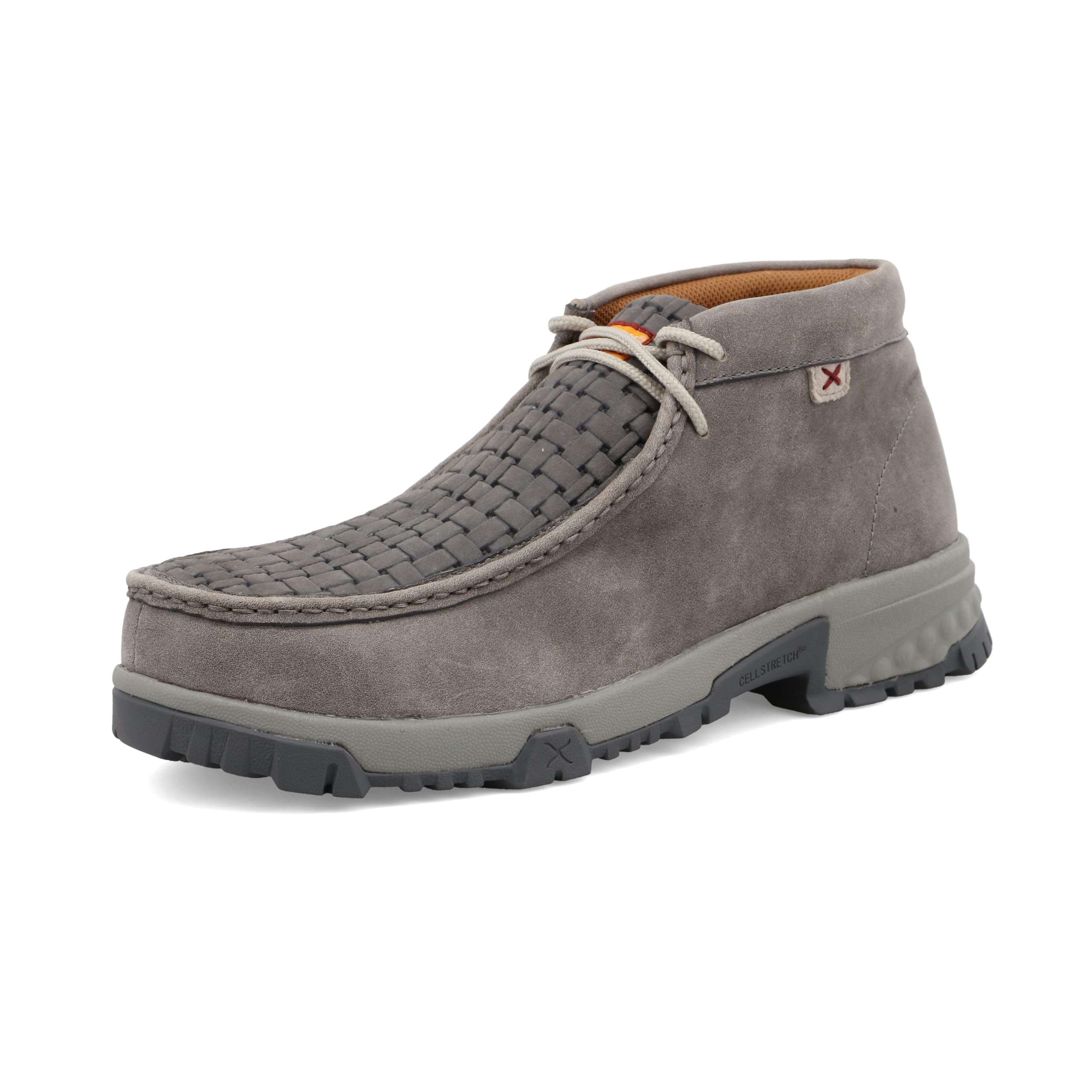 Twisted X Men’s Nano Composite Toe Chukka Driving Moc Work Boot, Grey & Grey, 13 M