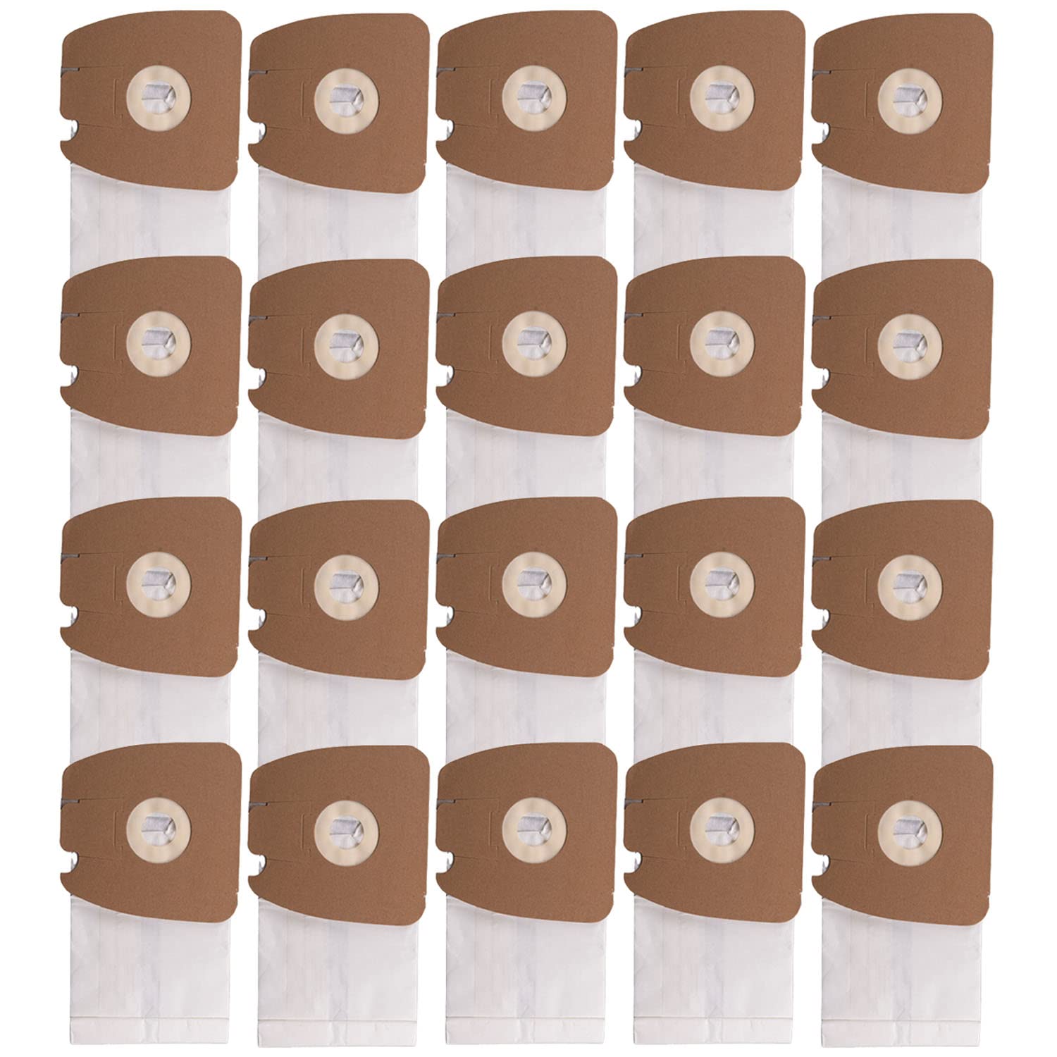 Photo 1 of 20 Pack Replacement Vacuum Dust Bags MM Premium Paper Bag Fit For Sanitaire S3680 & SC3680 Canister Vacuums, 63253A (20 Pack)