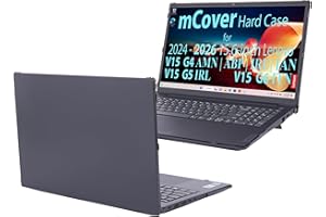 mCover Case ONLY Compatible for 2024-2026 15.6" Lenovo V15 G4 / G5 / G6 Series Windows Notebook PC(with 180° Hinge, NOT Fitti