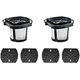 2579 Vacuum Replacement Filters Compatible with Bissell Pet Hair Eraser 2390A 2389 & AutoMate 2284W Lithium Ion Cordless Hand Vacuum,Compare to Part # 1614212, 1614203 & 1614204