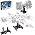 Display Stand for Lego X-Wing Fighter 75301 Building Kit, Stand for Lego TIE Bomber 75347, Stand for Lego Mando N-1 Fighter 75325, Adjustable Angle Bracket Toy for Kids Aged 6+, 2 Pack