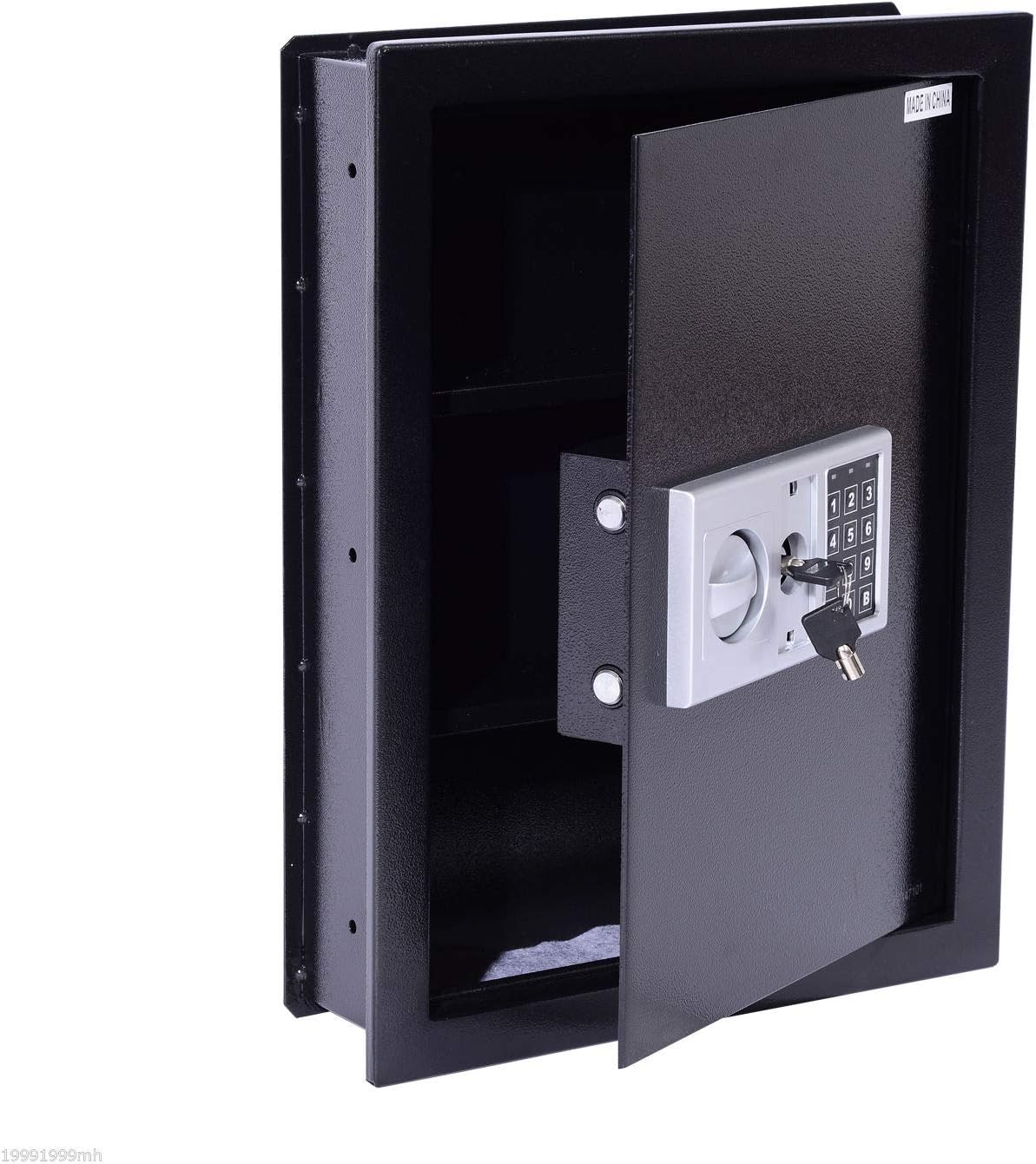 Home & Garden Safes Flat Superior Electronic Hidden Wall Safe Box Valuables Security Beige