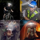 Demlaies Head Torch Rechargeable 2 Pack 28H 300° Wide Beam IPX6 view 9