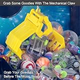 Global Gizmos Candy Grabber Arcade Game with Joysticks Coins Included Black view 6