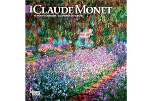 Claude Monet | 2026 7 x 14 Inch (Hanging) Monthly Mini Wall Calendar | English/French Bilingual | BrownTrout | Impressionist Artist Garden