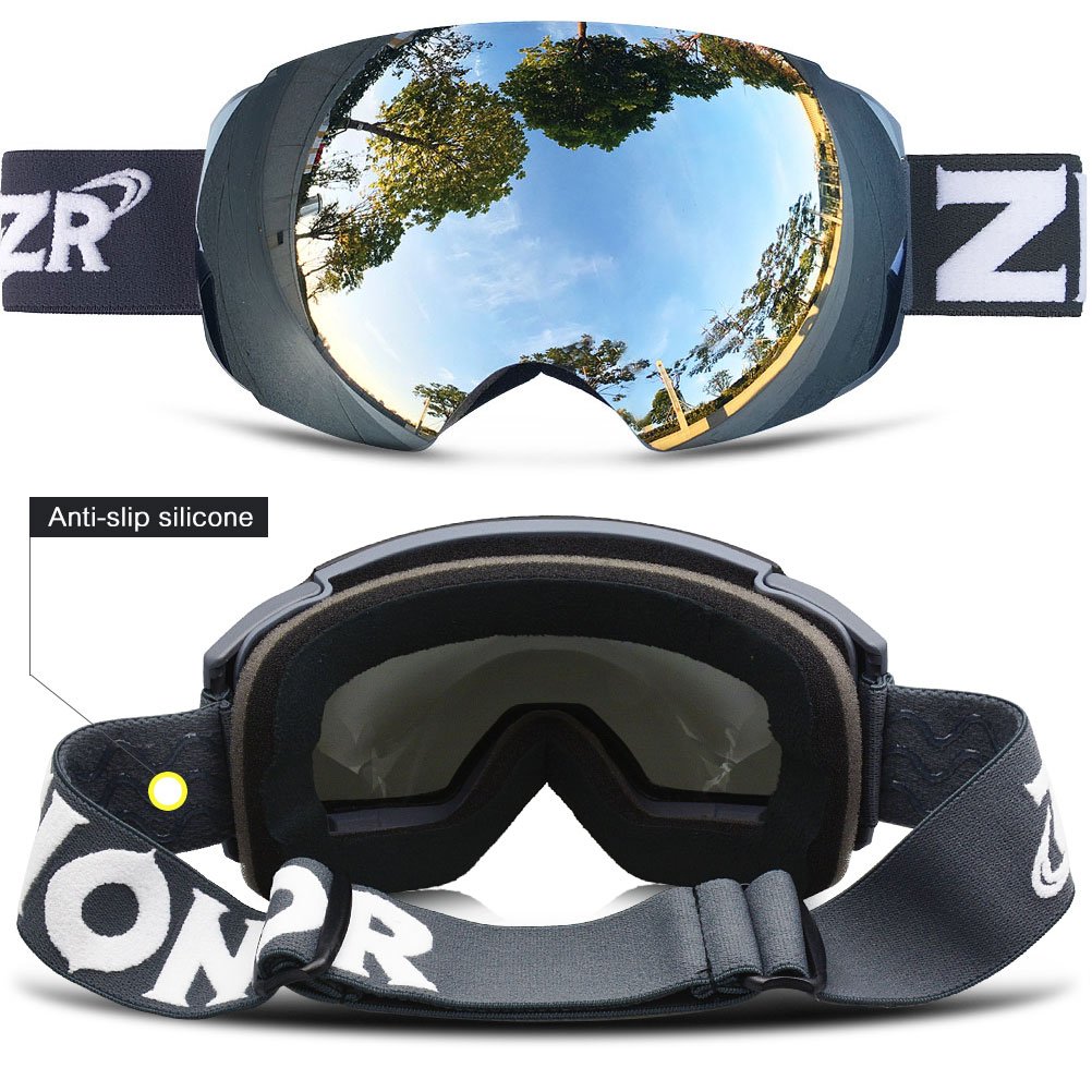 ZIONOR X4 Ski Snowboard Snow Goggles Dual Layers Lens Spherical