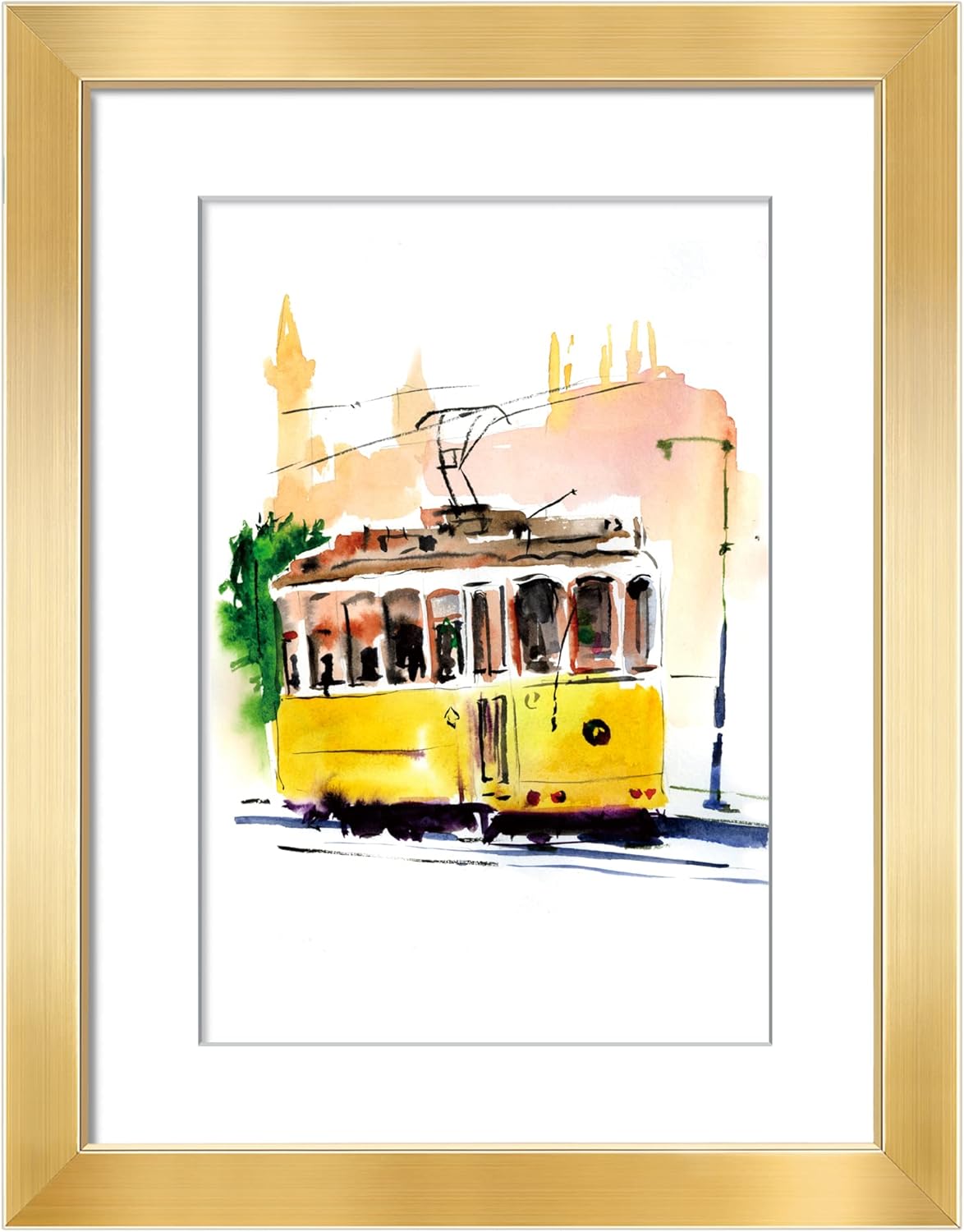 Photo Albums, Frames & Accessories - Annecy 8x10 Picture Frames (1 Pack, Gold), Simple Designed Photo Frame, For Pictures 8x10 for Wall Mounting, Classic Simple Home Office Decor