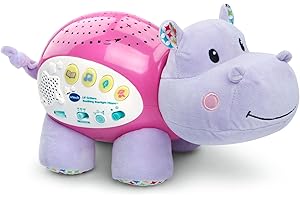 VTech Baby Lil' Critters Soothing Starlight Hippo, Pink