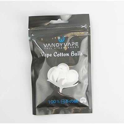 The Crazy Wire Company Vape Cotton Balls by Vandy Vape - 8 Balls Per Pack  India
