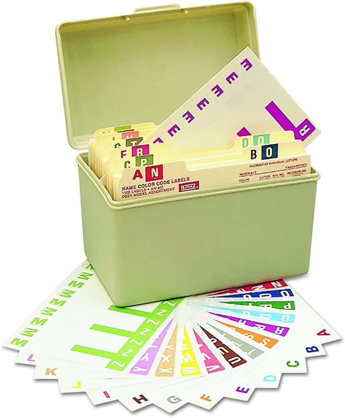 smead alphabetic color code labels