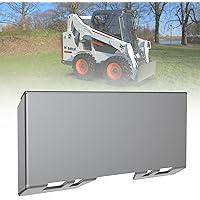 Sulythw 1/4" Quick Attach Plate Heavy Duty, Universal Skid Steer Mount Plate Attachment Loader Compatible with Kubota, Bobcat