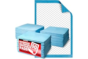 X-Large Pee Pads - [50 Value Pack] - All Purpose Puppy Pads, Dog, Elderly & Kids - [24x36 Inch] - PIPI Pad Pour Chien Disposa