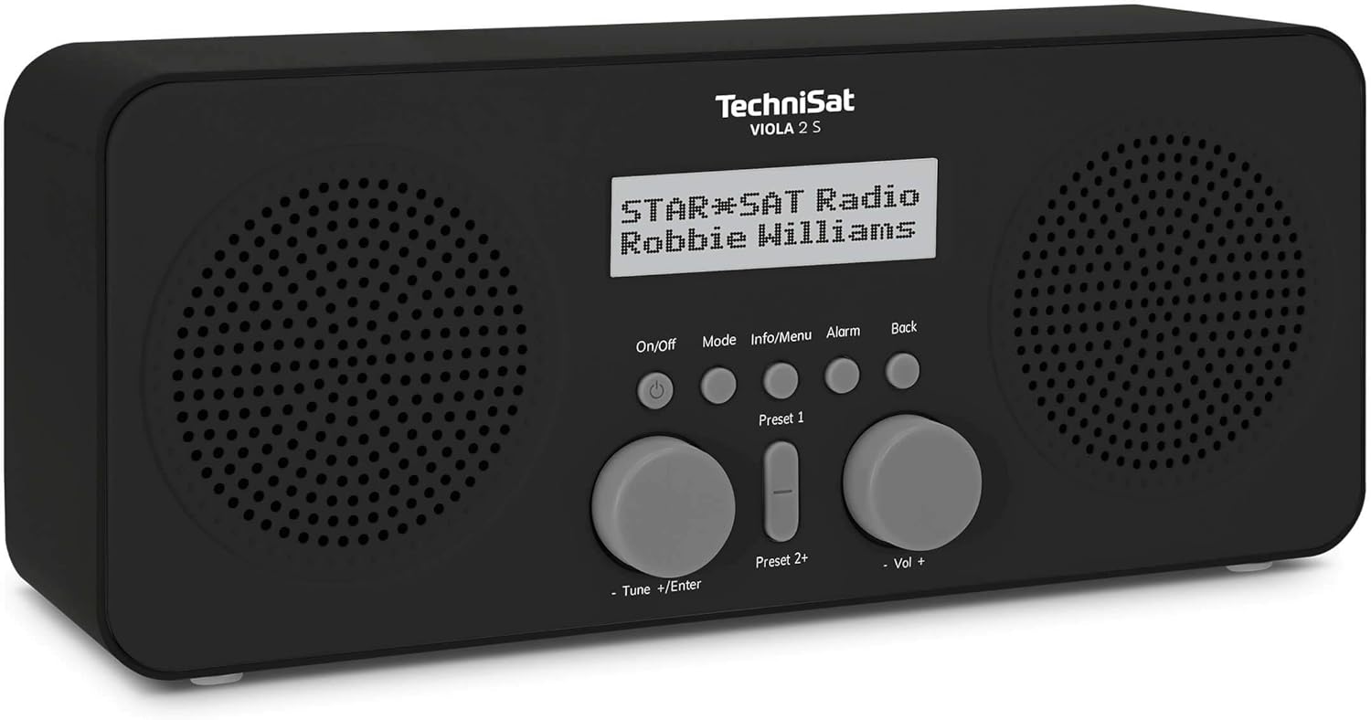 TechniSat VIOLA 2 S tragbares DAB Radio (DAB+, UKW, Wecker, Stereo