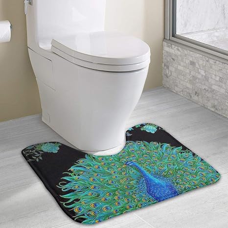 Hoklcvd Personalisierte Toilette Teppich Beautiful Elegant