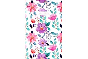 Colorful Floral Lined Notebook Journal