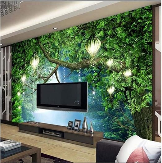 Avoir Images Lvabc Papier Peint 3d Belle Nature Paysage Fluorescent Mural Photo dernière salutations