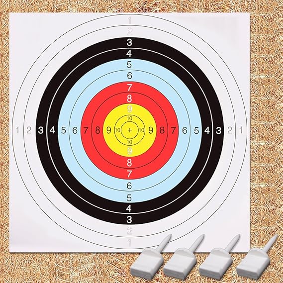 Outdoor Sports Archery Target Face Pins/Point of Aim 4 pack Sporting Goods
