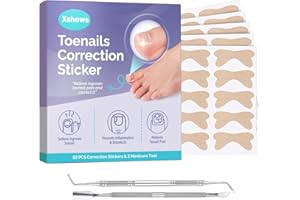 EFINITYER Ingrown Toenail Treatment, Breathable Ingrown Toenail Corrector Strips with File and Lifter, Toenail Correction Stickers for Pain Relief and Correction