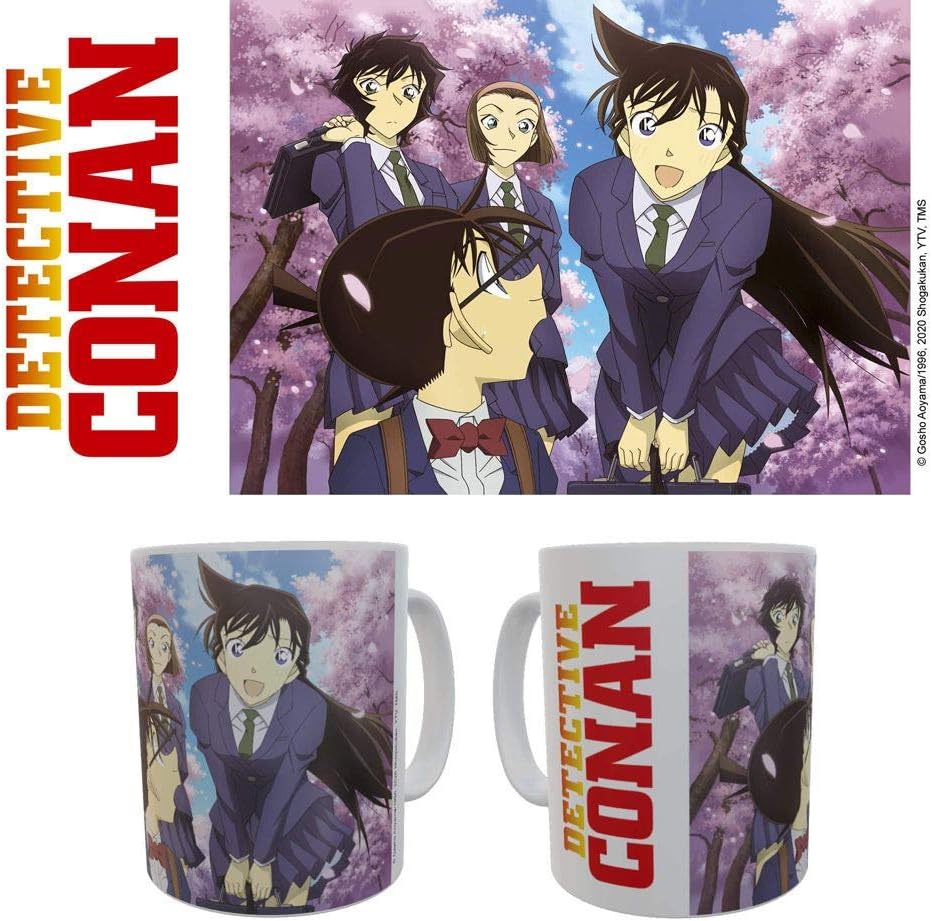 Detektiv Conan - Conan & Ran coffee cup mug digital printing- original and licensed, Colourful, 1 Stück (1er Pack)