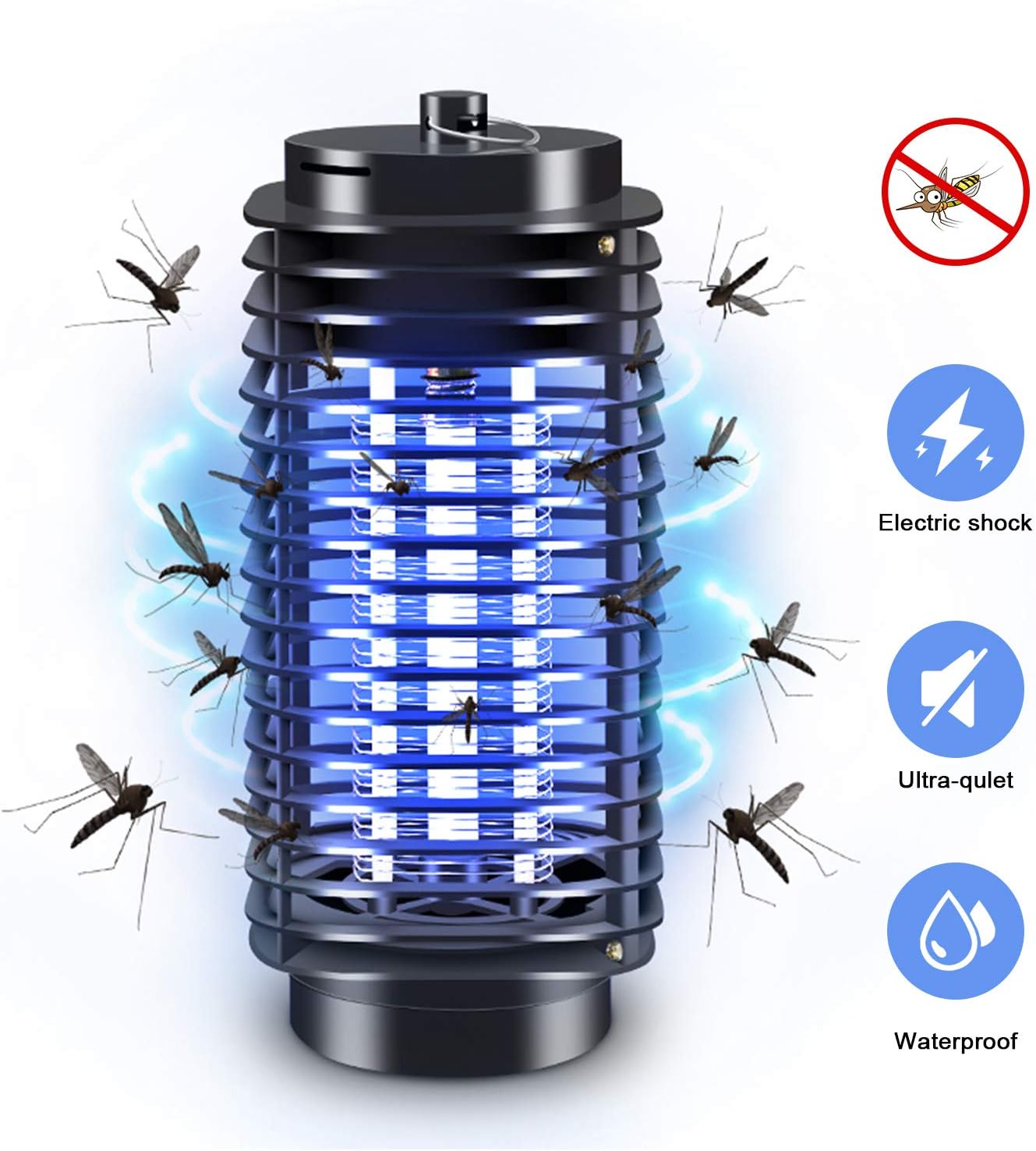 PECHTY Lampe Anti Moustique, UV LED Tueur de Moustique Destructeur de