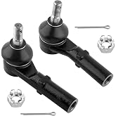 BOXI 2pcs Front Outer Tie Rod End Links Fit for Jeep Commander 2006-2010 / for Jeep Grand Cherokee 2005-2010 - Sport Utility 4-Door | ES80643 ES80644