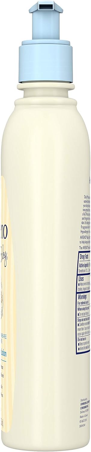 Aveeno Baby Daily Moisture Lotion for Delicate Skin with Natural Colloidal Oatmeal & Dimethicone, Hypoallergenic, Fragrance-, Phthalate- & Paraben-Free, 18 fl. oz : Body Lotions : Health & Personal Care