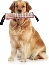 Opopark 2 Pieces Dog Tug Toy with 2 Handles Durable Jute Medium to Large Dogs view 6