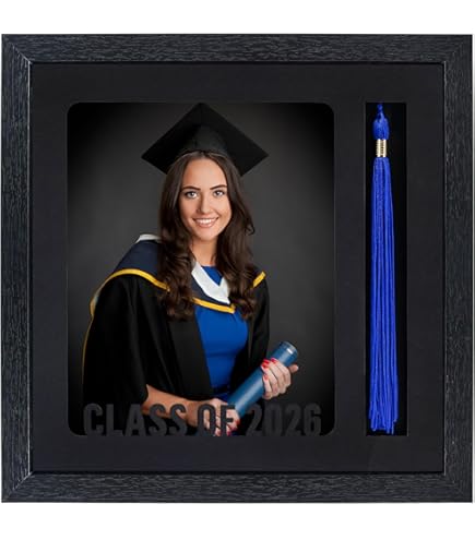 Amazon.com - Black Wood Graduation Tassel Picture Frame for 5x7