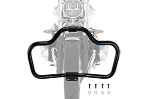 Krator Engine Guard Highway Mustache Crash Bar Compatible with Harley Davidson Sportster 883 XL883 2004-2008