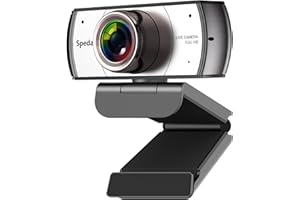 Wide Angle Webcam,120 Degree Large View Spedal 920 Pro Video Conference Camera, Full HD 1080P Live Streaming Web Cam with Built-in Microphone, USB Webcam for Mac, PC, Laptop and Desktop