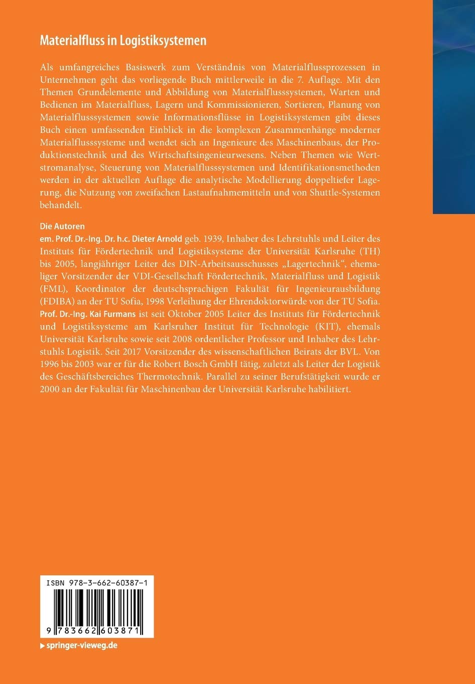 Materialfluss In Logistiksystemen Arnold Dieter Furmans Kai Amazon De Bucher