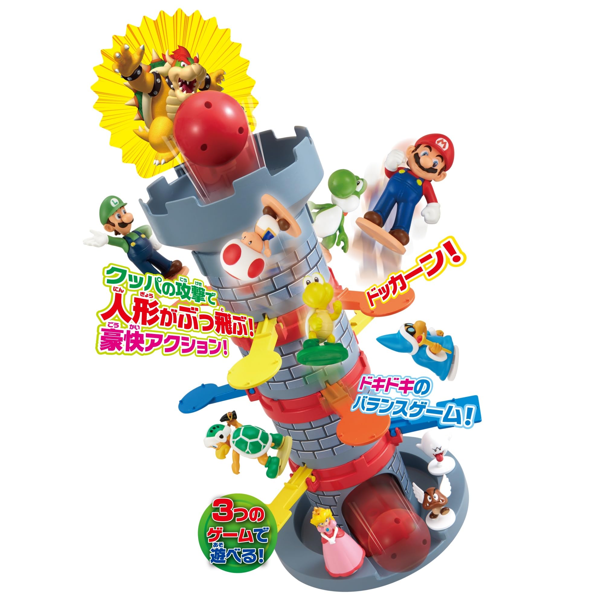 EPOCH Super Mario Buttobi Balance Tower Game, Japan Toy Awards 2017 Communication Toy Division Excellence Award