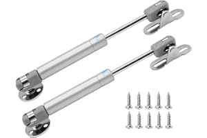 Moicstiy 6 Inch Gas Struts Spring Shocks Lift Support, Gas Props Lid Support for Cabinet Toy Box RV Camper Bed Cupboard, 2 Pack(20N/4.4lb)