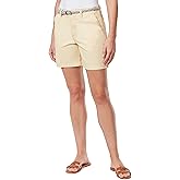 Gloria Vanderbilt Women's Midrise Belted Trouser Short Standard