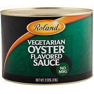 Roland Foods Vegetarian Oyster Sauce, Specialty Imported Food, No MSG, 2-Quart Can