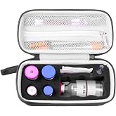 Krypthos 5 Slots Diabetic Insulin Vial Holder Peptide Case for Fridge | Diabetic Insulin Peptide Vial Storage Case for 4 Vials (1ml, 3ml, 5ml or 10ml) &amp; a 30ml Bac Water Bottle, No Ice Pack