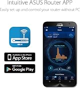 ASUS RT-AX53U AX1800 Dual Band WiFi 6 Router Subscription-Free Network Security view 3