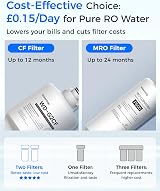 Waterdrop RO Water Filtration System G2 P600 Tankless 600 GPD Brushed Nickel view 7