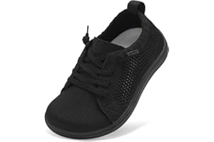 JIASUQI Toddler Shoes Boys Girls Wide Barefoot Slip on Shoes Kids Breathable Zero Drop Minimalist Tennis Sneakers