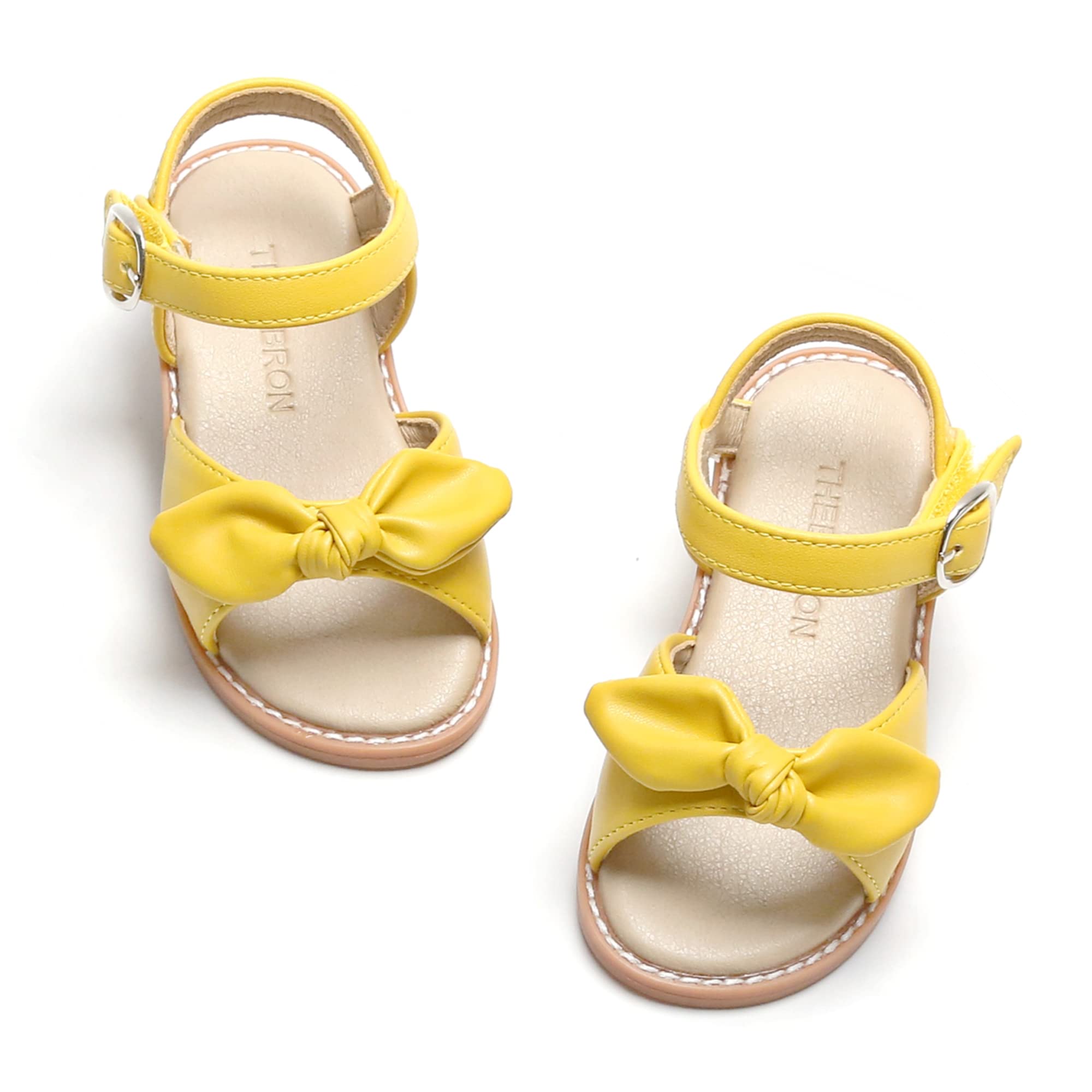 Photo 1 of **SEE NOTES***THEE BRON Toddler Girls Wedding Princess Sandals– Comfortable Sparkly Shoes for Festive Dress-Up(TB503 Toddler,Yellow/6M)