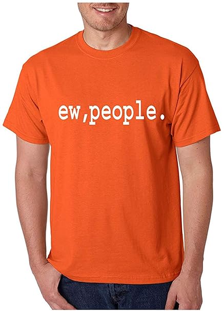 maglietta arancione uomo