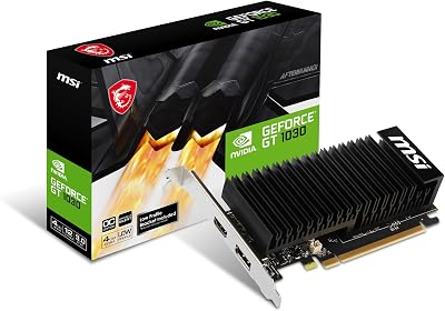 MSI GeForce GT 1030 4GB GDDR4 LP OC Graphics Card PCIe 3.0 HDMI DP Low Profile