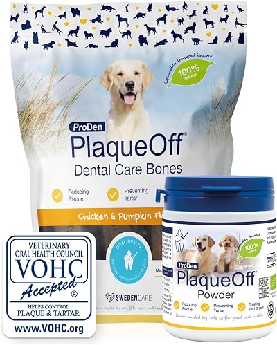 ProDen PlaqueOff Powder for Dogs & Cats 180g Tartar & Bad Breath