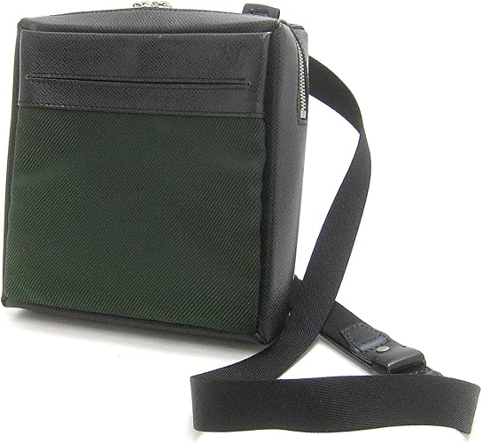 Amazon ルイヴィトン Louis Vuitton サヤン タイガ アルドワーズ M ショルダーバッグ 黒 緑 メンズ ショルダーバッグ