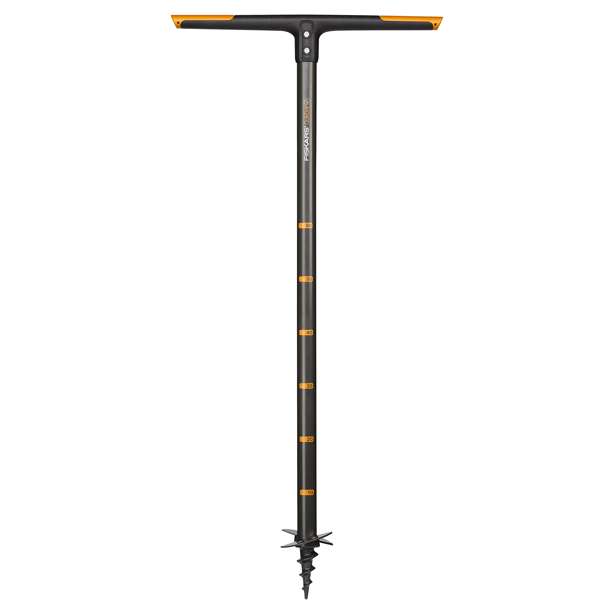 Fiskars hand drill, For holes up to Ø 100 mm, black/orange, QuikDrill, S, 1000636